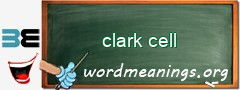 WordMeaning blackboard for clark cell
